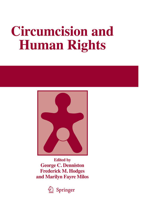 Book cover of Circumcision and Human Rights (2009)