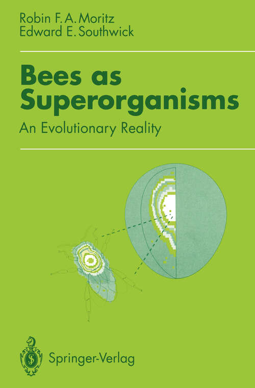 Book cover of Bees as Superorganisms: An Evolutionary Reality (1992)