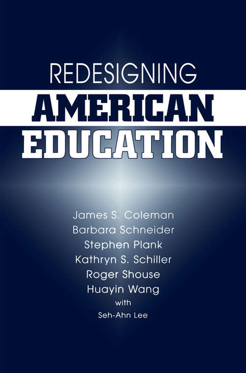 Book cover of Redesigning American Education