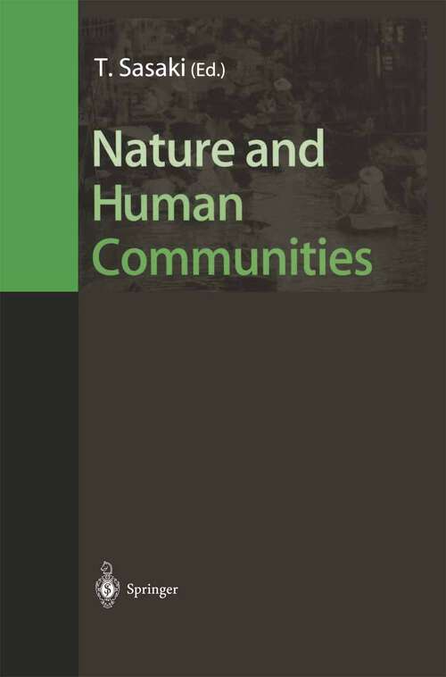 Book cover of Nature and Human Communities (2004)