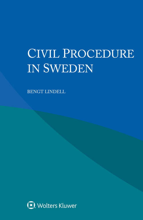 Book cover of Civil Procedure in Sweden