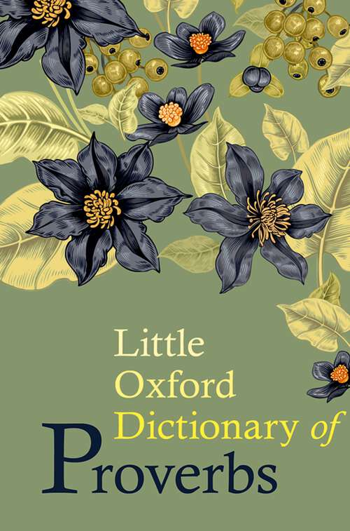 Book cover of Little Oxford Dictionary of Proverbs