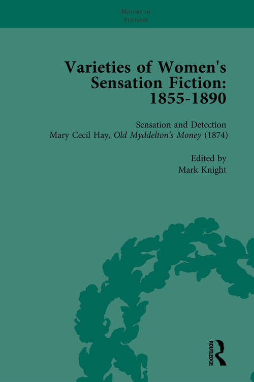 Book cover of Varieties of Women's Sensation Fiction, 1855-1890 Vol 5