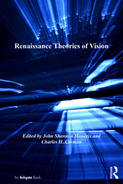 Book cover of Renaissance Theories of Vision