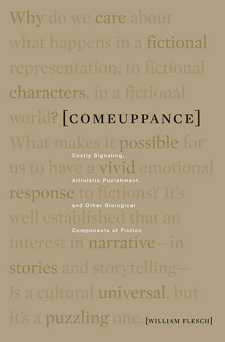 Book cover of Comeuppance: Costly Signaling, Altruistic Punishment, and Other Biological Components of Fiction