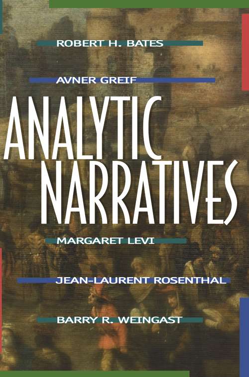 Book cover of Analytic Narratives