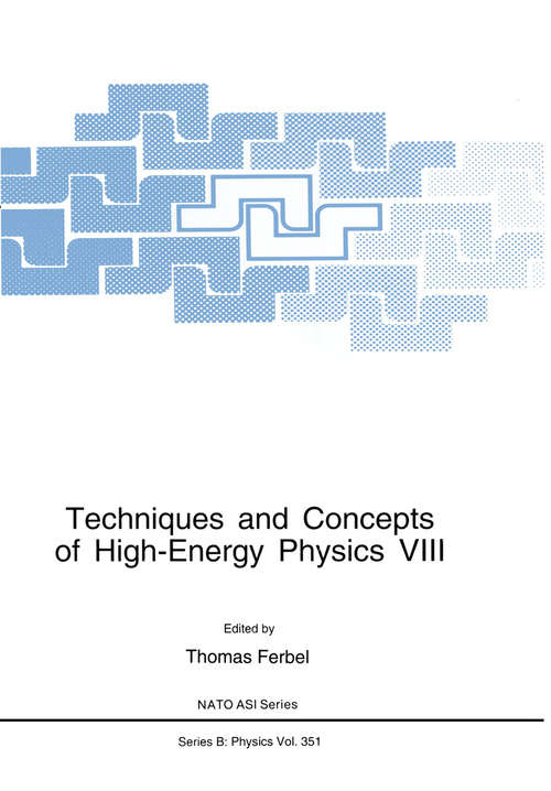 Book cover of Techniques and Concepts of High-Energy Physics VIII (1995) (Nato ASI Subseries B: #351)