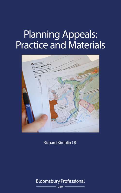 Book cover of Planning Appeals: Practice and Materials