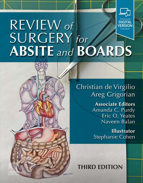 Book cover of Review of Surgery for ABSITE and Boards E-Book (3)