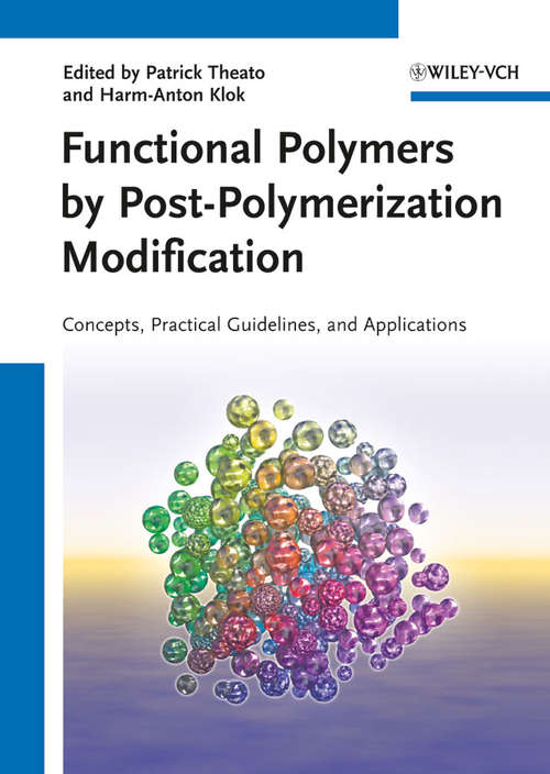 Book cover of Functional Polymers by Post-Polymerization Modification: Concepts, Guidelines and Applications