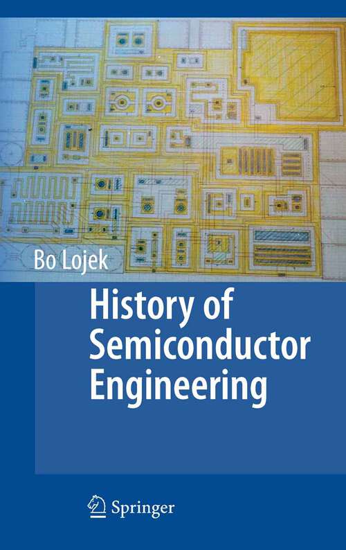 Book cover of History of Semiconductor Engineering (2007)