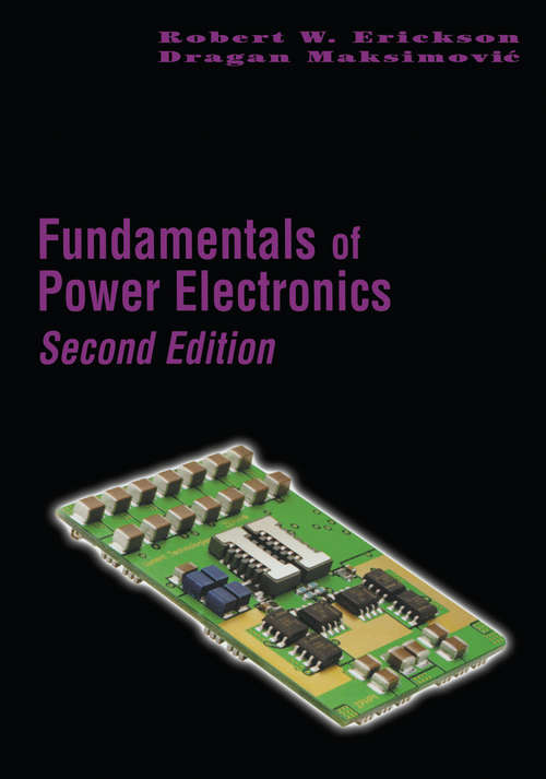 Book cover of Fundamentals of Power Electronics (2nd ed. 2001)