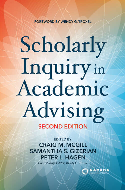 Book cover of Scholarly Inquiry in Academic Advising
