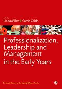 Book cover of Professionalization, Leadership and Management in the Early Years (PDF)