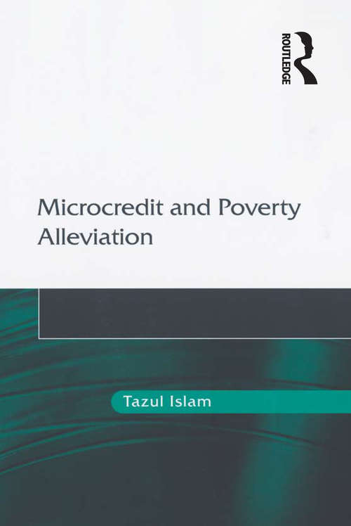 Book cover of Microcredit and Poverty Alleviation