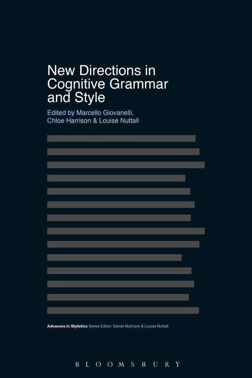 Book cover of New Directions in Cognitive Grammar and Style (Advances in Stylistics)