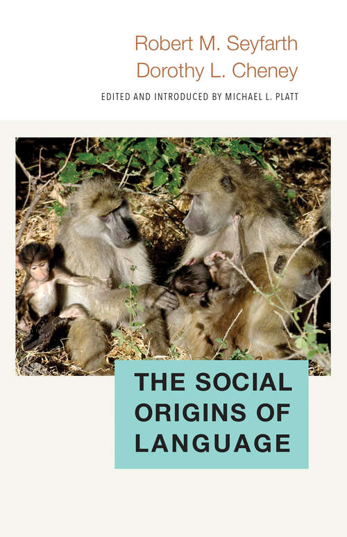 Book cover of The Social Origins of Language