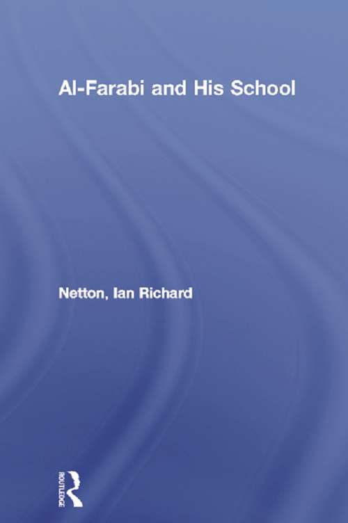 Book cover of Al-Farabi and His School