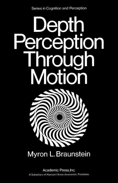 Book cover of Depth Perception Through Motion