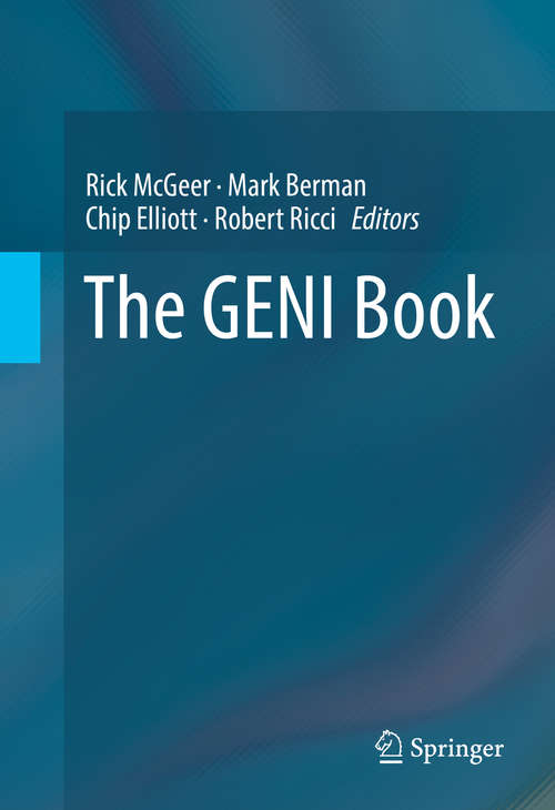 Book cover of The GENI Book (1st ed. 2016)