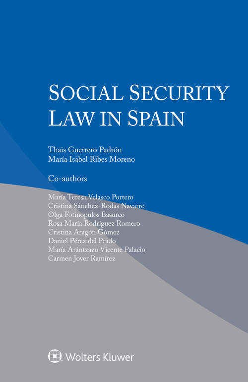 Book cover of Social Security Law in Spain