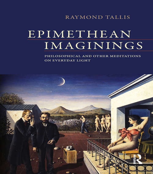Book cover of Epimethean Imaginings: Philosophical and Other Meditations on Everyday Light