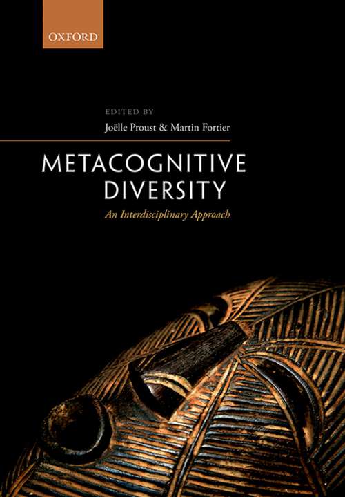 Book cover of Metacognitive Diversity: An Interdisciplinary Approach