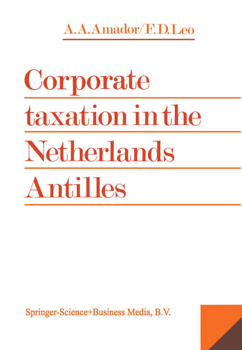 Book cover of Corporate Taxation in the Netherlands Antilles (1978)