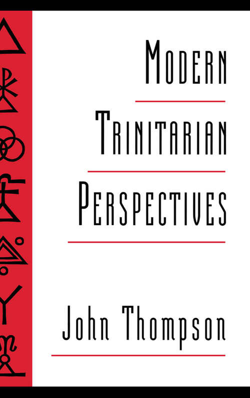 Book cover of Modern Trinitarian Perspectives