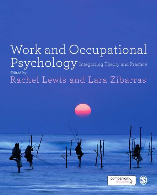 Book cover of Work and Occupational Psychology: Integrating Theory and Practice (PDF)
