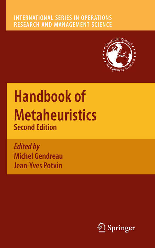 Book cover of Handbook of Metaheuristics (2nd ed. 2010) (International Series in Operations Research & Management Science #146)