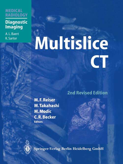 Book cover of Multislice CT (2nd ed. 2004) (Medical Radiology)