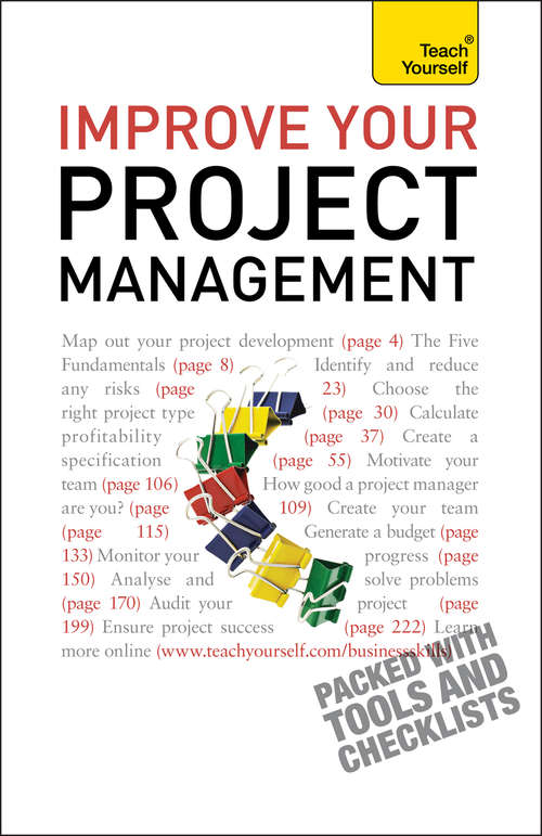 Book cover of Improve Your Project Management