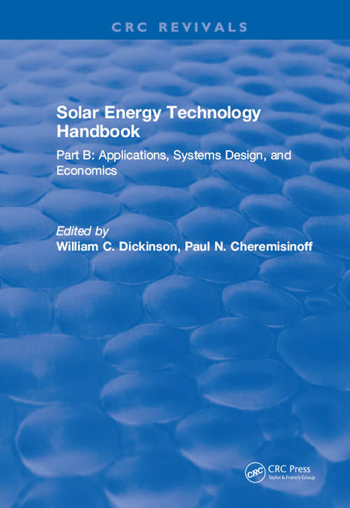 Book cover of Solar Energy Technology Handbook