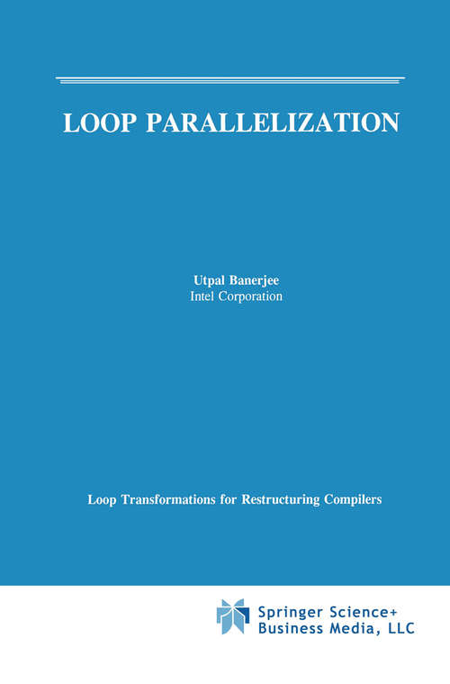 Book cover of Loop Parallelization (1994)