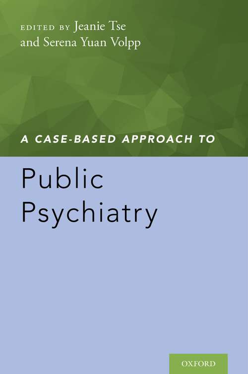 Book cover of A Case-Based Approach to Public Psychiatry