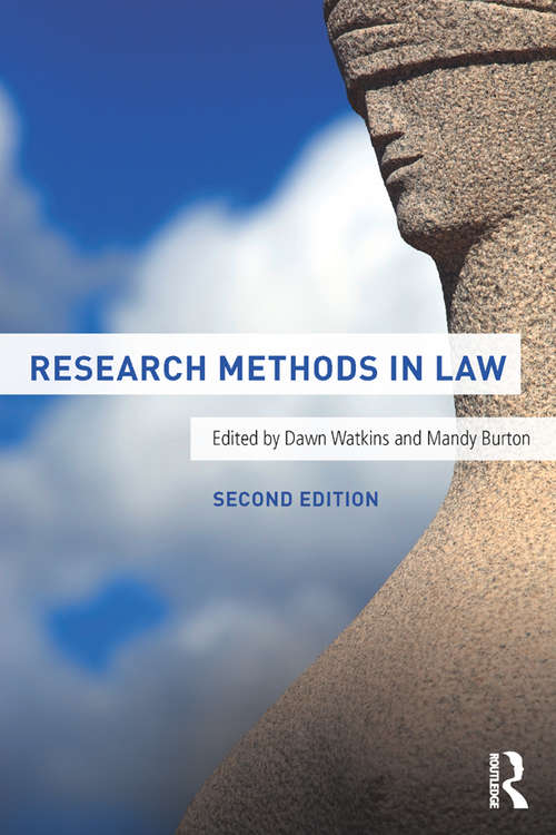 Book cover of Research Methods in Law (2)
