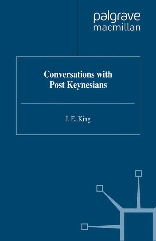 Book cover of Conversations with Post Keynesians (1995)