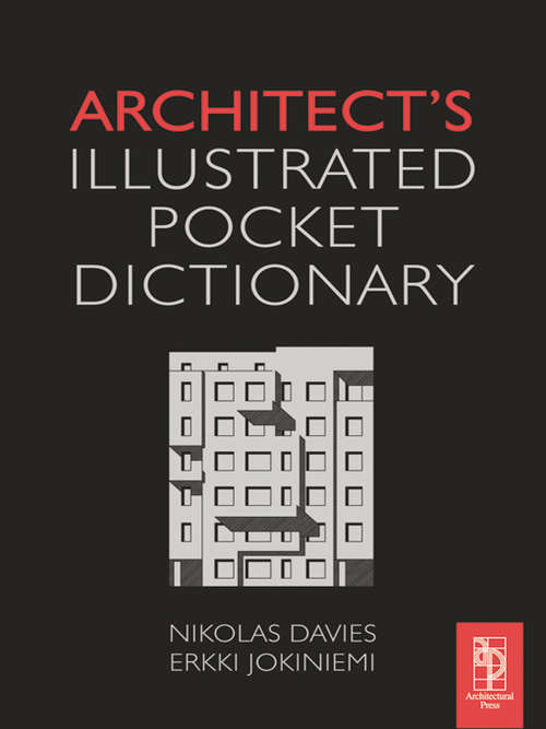 Book cover of Architect's Illustrated Pocket Dictionary