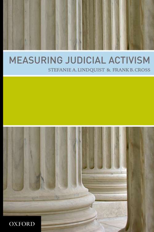 Book cover of Measuring Judicial Activism