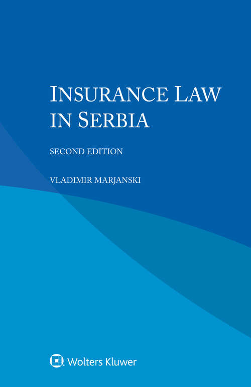 Book cover of Insurance Law in Serbia (2)