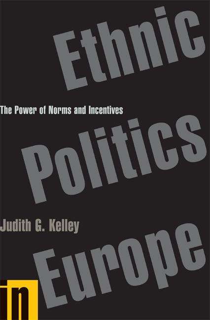 Book cover of Ethnic Politics in Europe: The Power of Norms and Incentives