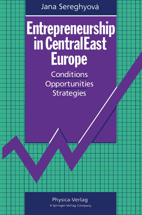 Book cover of Entrepreneurship in CentralEast Europe: Conditions · Opportunities · Strategies (1993)