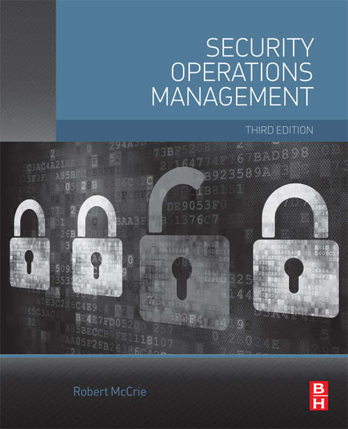 Book cover of Security Operations Management (3)