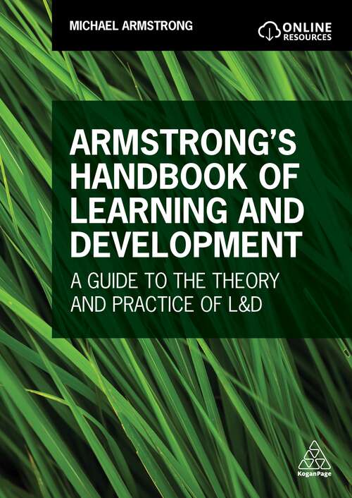 Book cover of Armstrong's Handbook of Learning and Development: A Guide to the Theory and Practice of L&D