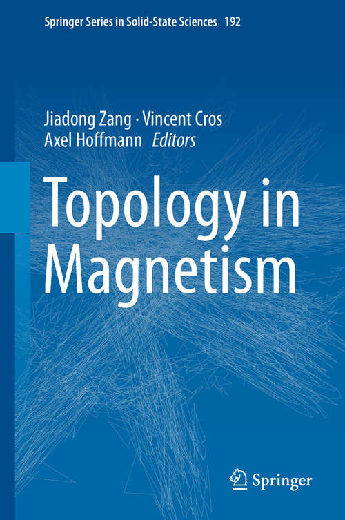 Book cover of Topology in Magnetism (1st ed. 2018) (Springer Series in Solid-State Sciences #192)