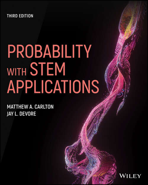 Book cover of Probability With Stem Applications, 3rd Edition (3)