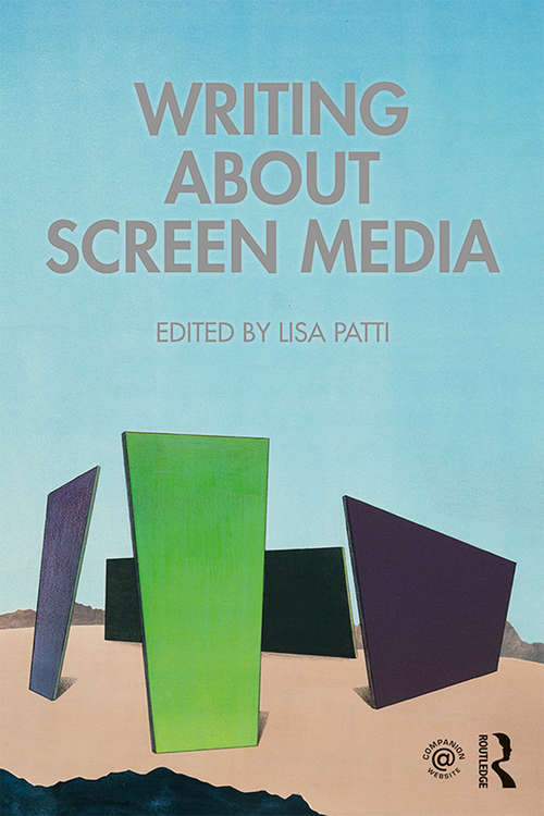 Book cover of Writing About Screen Media