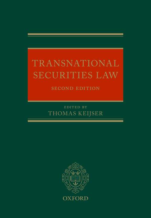 Book cover of Transnational Securities Law 2e