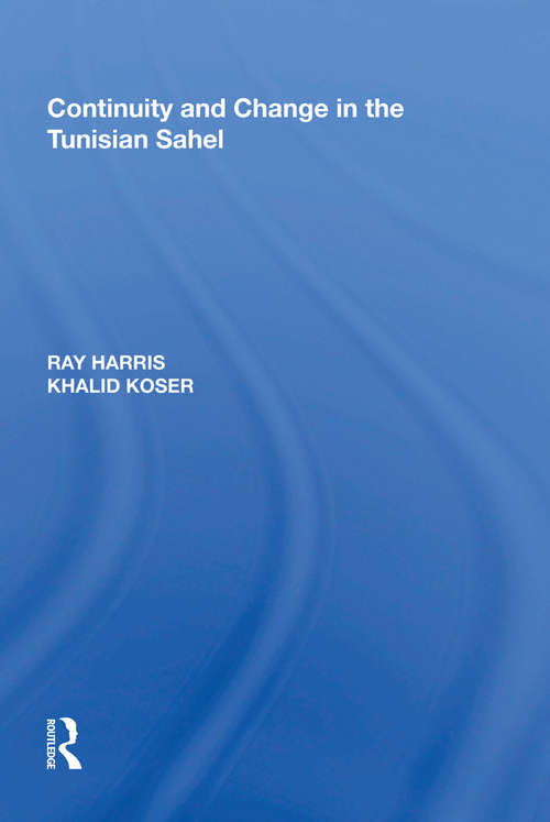 Book cover of Continuity and Change in the Tunisian Sahel